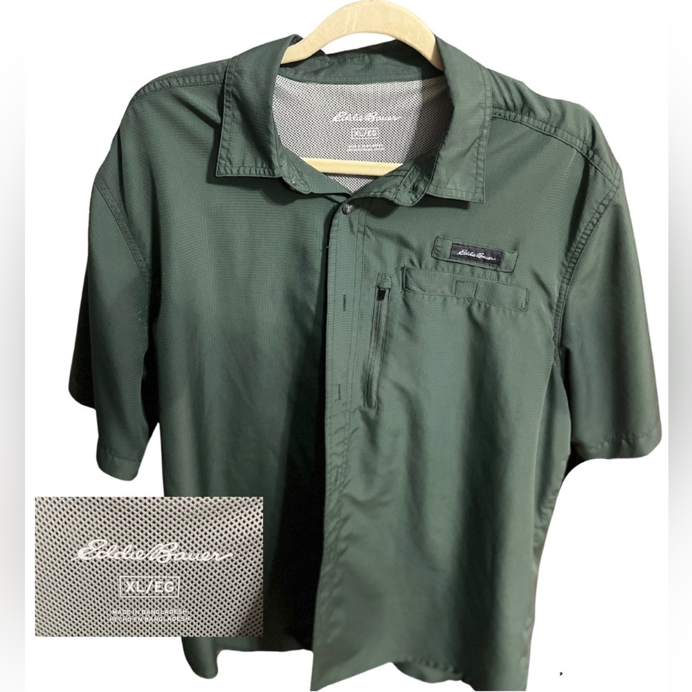 Men’s Woven Tech Shirt | Eddie Bauer - Picture 1 of 1